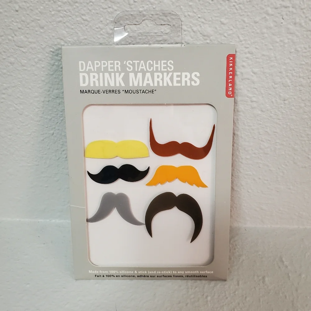Drink Markers- Moustaches
